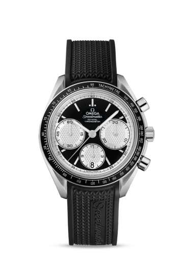 Omega Speedmaster Racing Co-Axial Chronograph Stainless Steel / Inverted Panda / Rubber